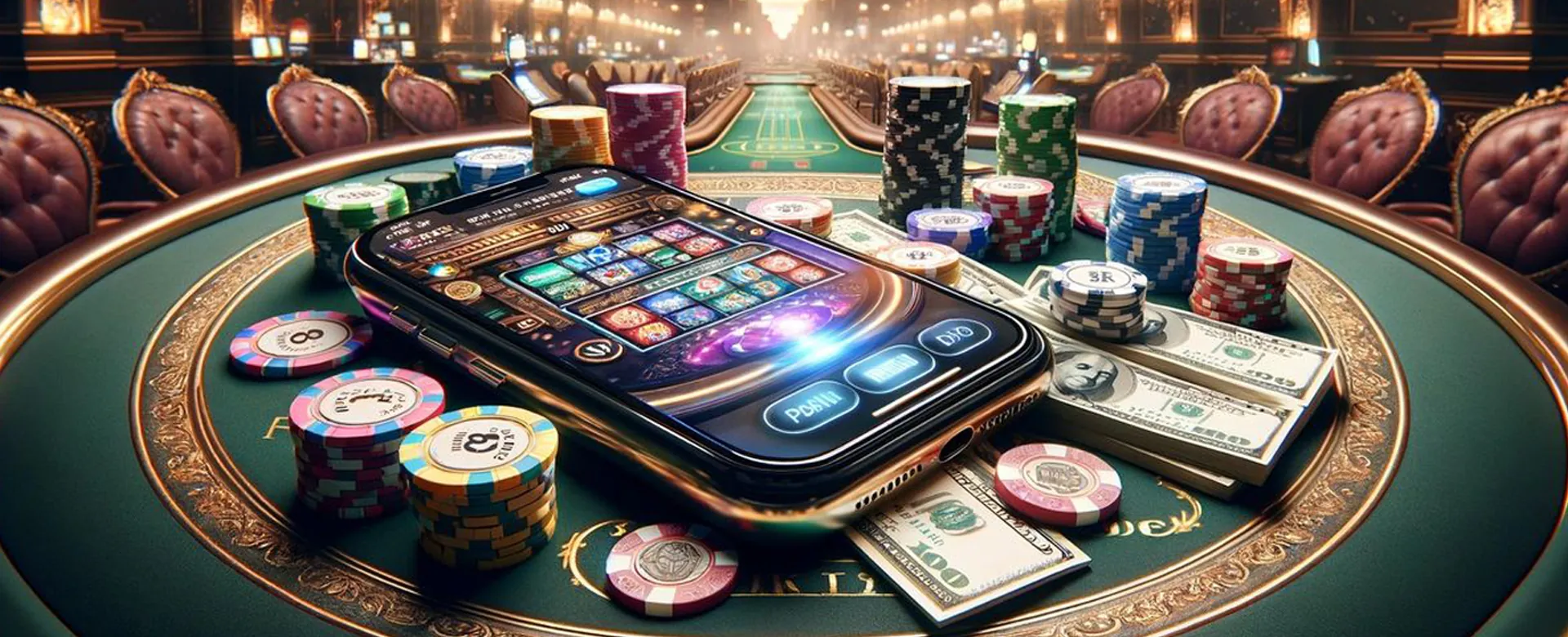 Dynamic background for YY777 Bet Login Sign Up featuring vibrant casino elements